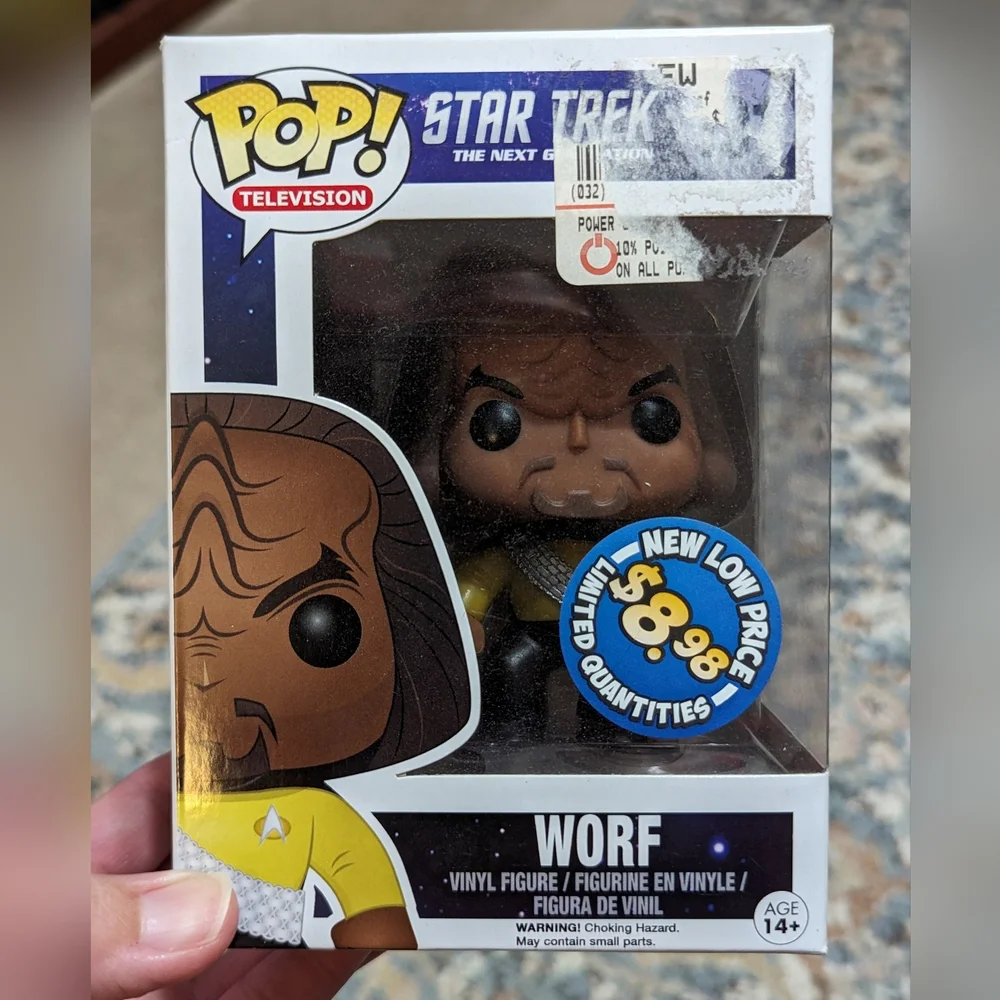 Funko pop Star Trek The Next Generation  Worf #191